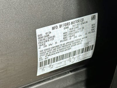 2026 Ford Explorer Temblor