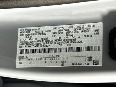 2026 Ford Super Duty F-250 SRW LARIAT
