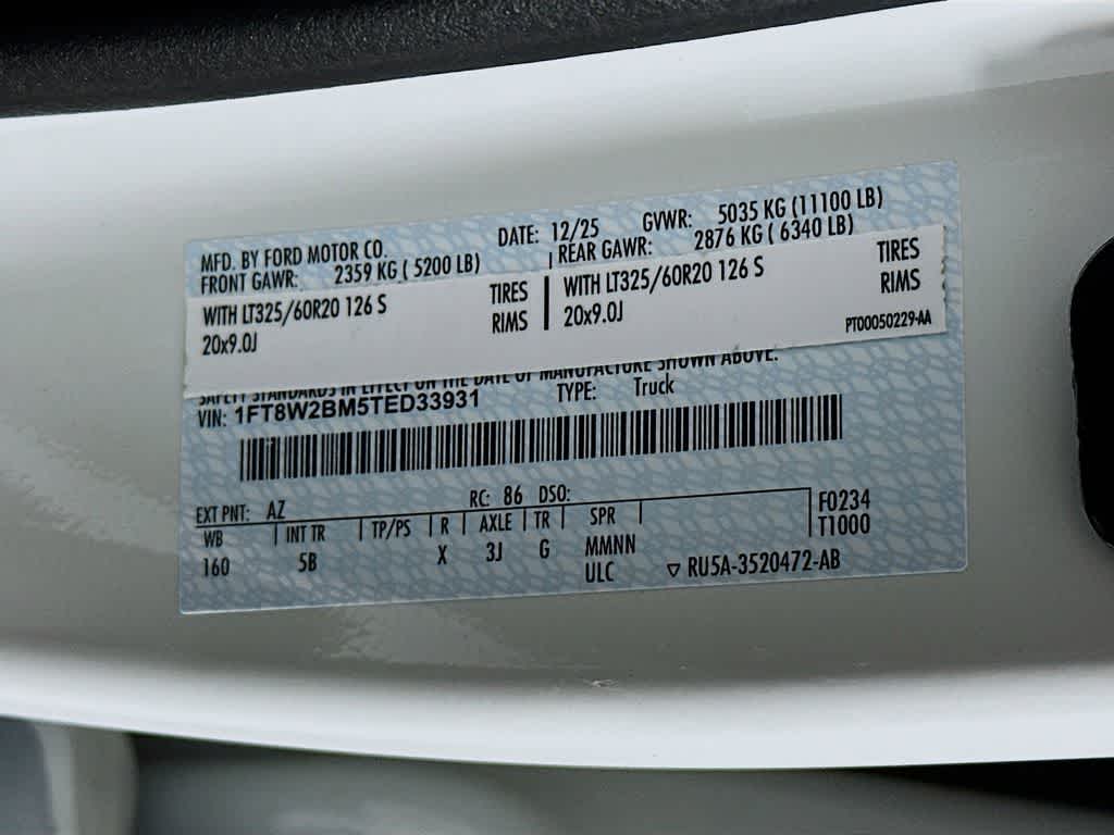 2026 Ford Super Duty F-250 SRW LARIAT