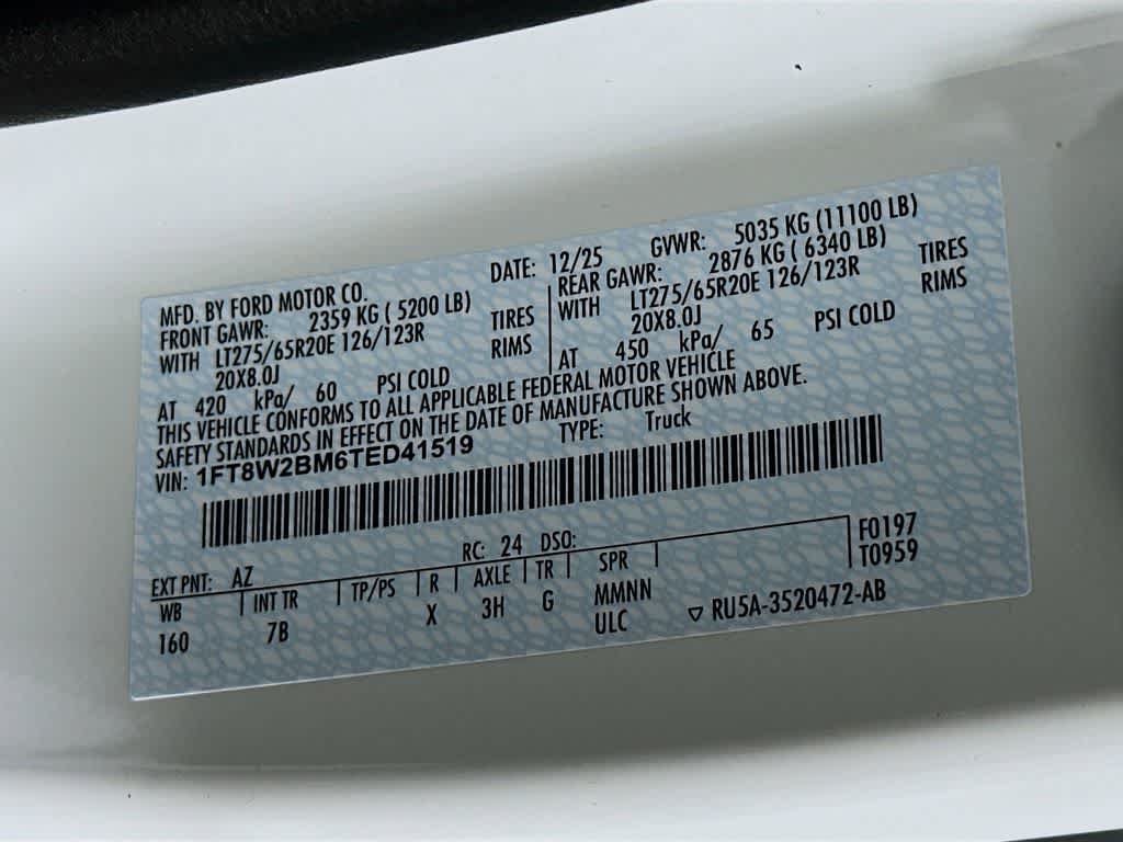 2026 Ford Super Duty F-250 SRW Platinum