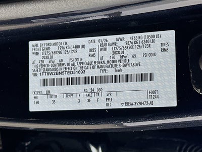 2026 Ford Super Duty F-250 SRW F-250® XLT