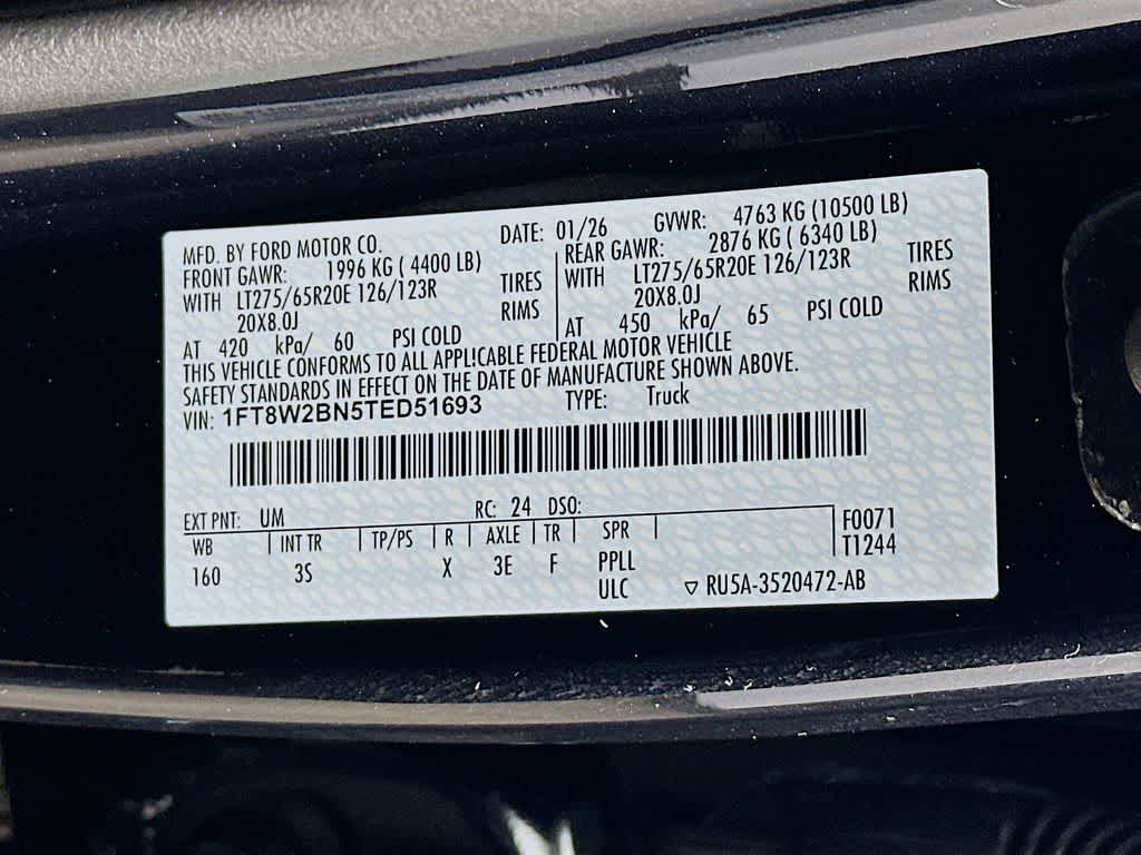 2026 Ford Super Duty F-250 SRW F-250® XLT