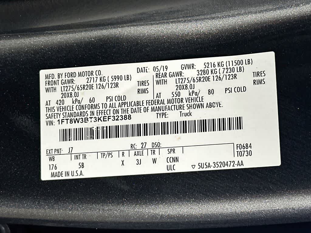 Camioneta Ford Super Duty F-350 SRW LARIAT de 2019