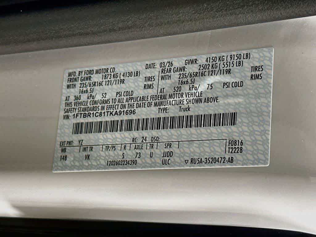 Furgoneta de carga Ford Transit 2026