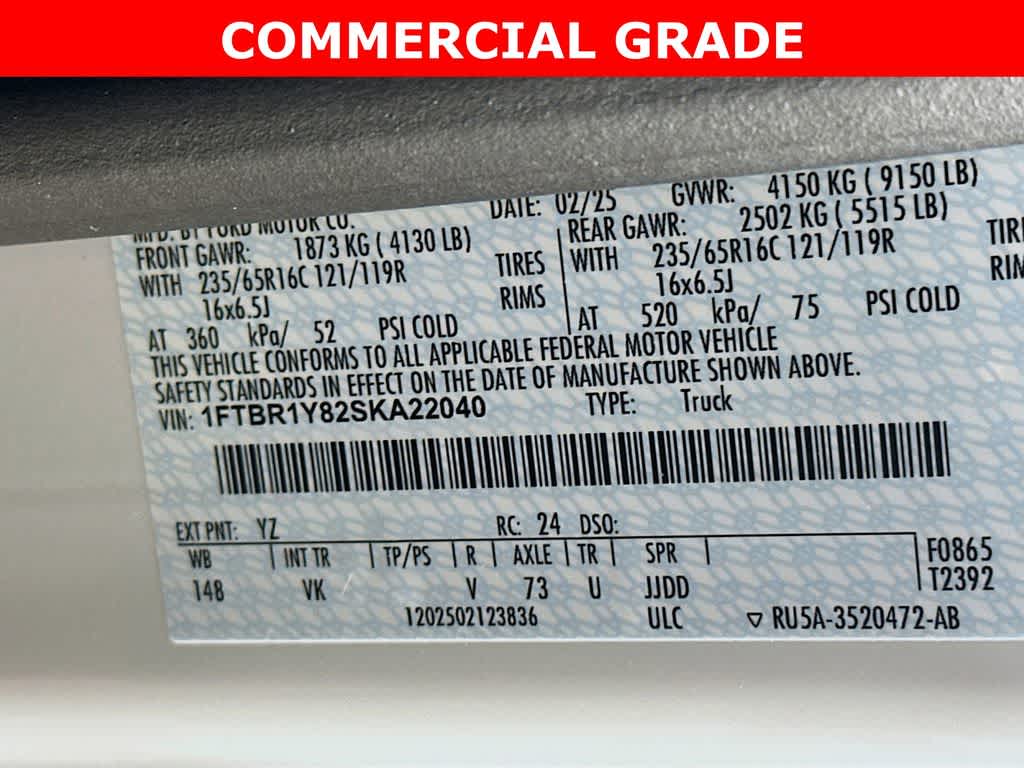 2025 Ford Transit Furgón de Carga