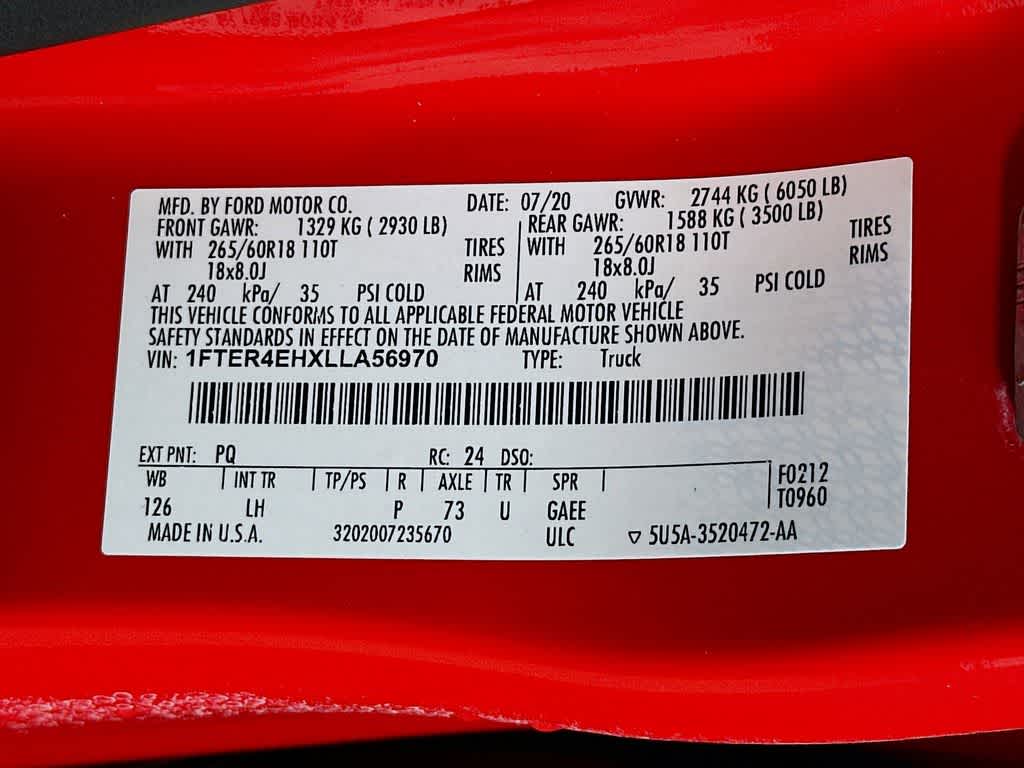 Ford Ranger XLT 2020