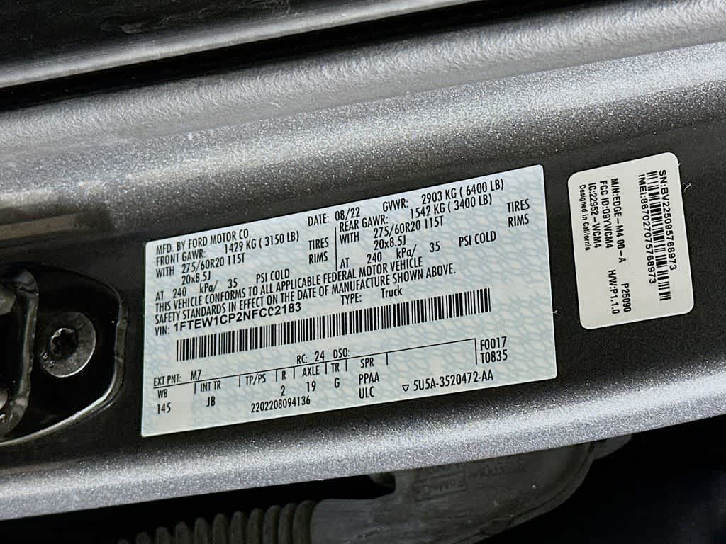 2022 Ford F-150 Base