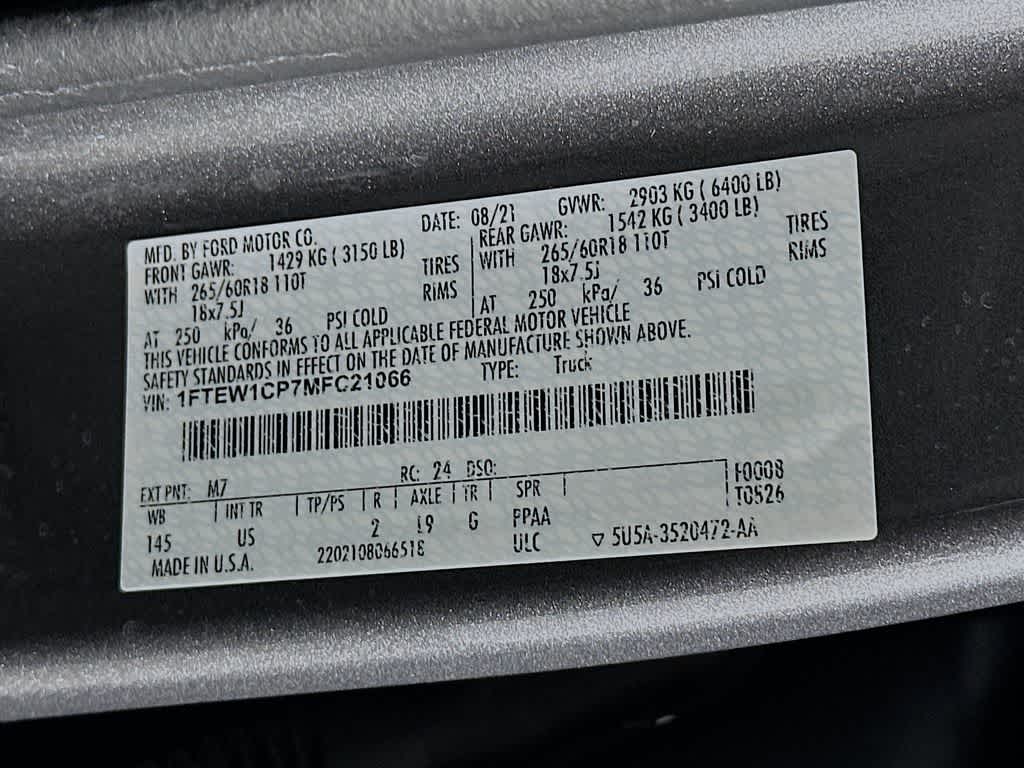 2021 Ford F-150 XLT
