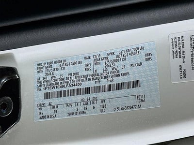 Ford F-150 Platinum 2020