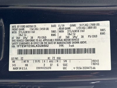 Ford F-150 LARIAT 2020