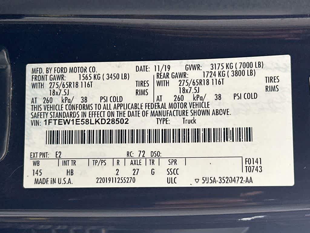 Ford F-150 LARIAT 2020