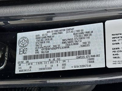 2023 Ford F-150 Temblor