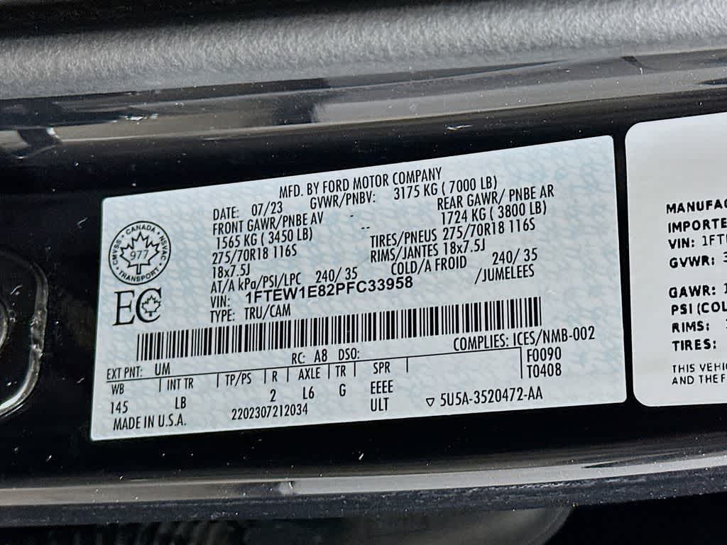 2023 Ford F-150 Temblor