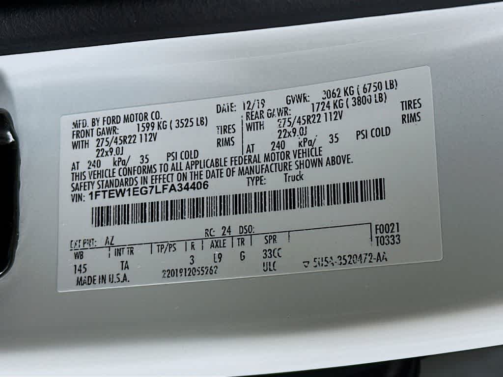 Ford F-150 Limited 2020