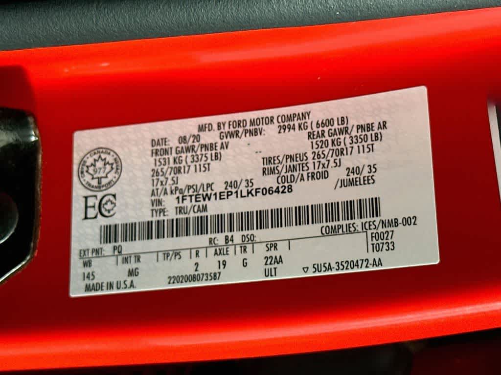 2020 Ford F-150 XLT