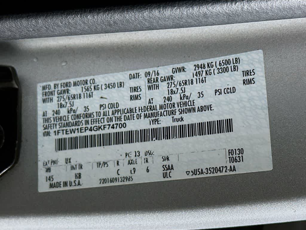 Ford F-150 Lariat 2016