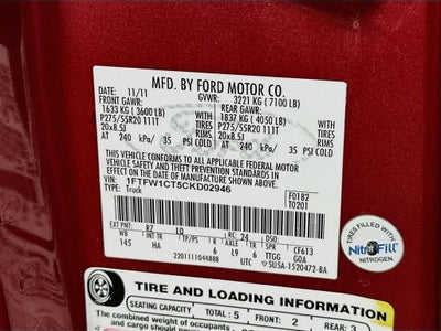 Ford F-150 Lariat 2012
