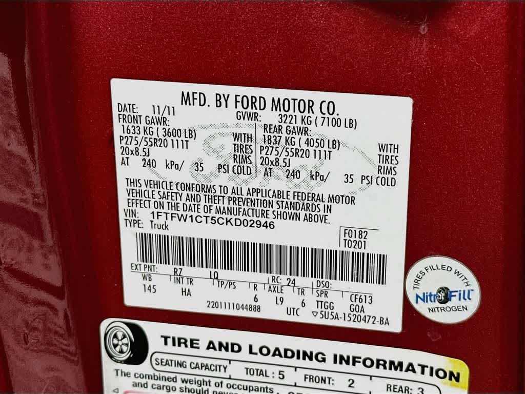 Ford F-150 Lariat 2012