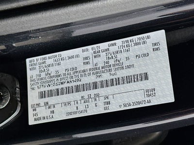 2021 Ford F-150 LARIAT