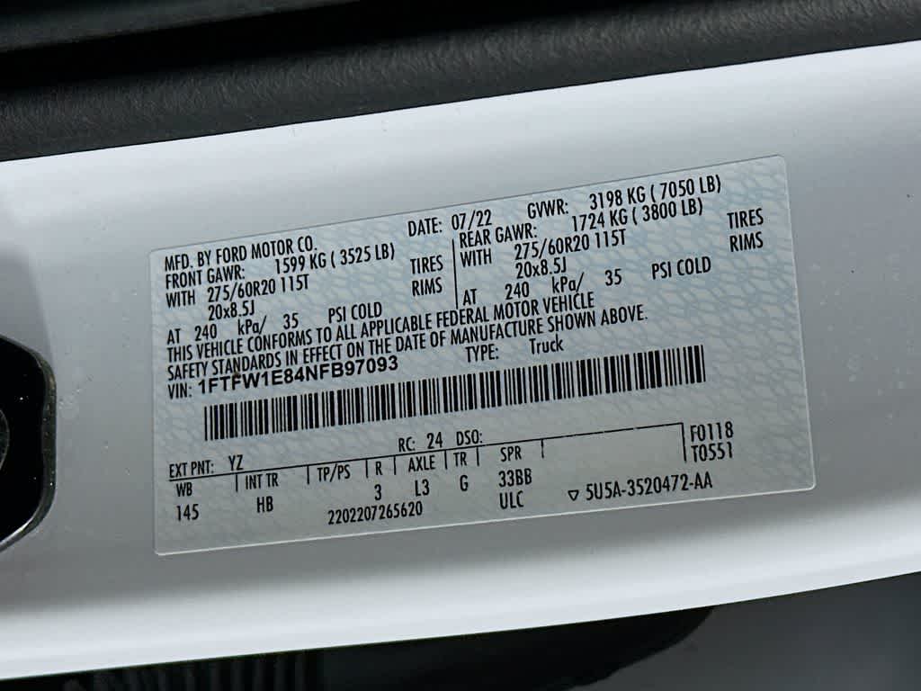 Ford F-150 LARIAT 2022