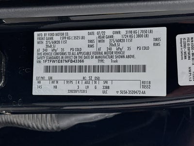 Ford F-150 LARIAT 2022
