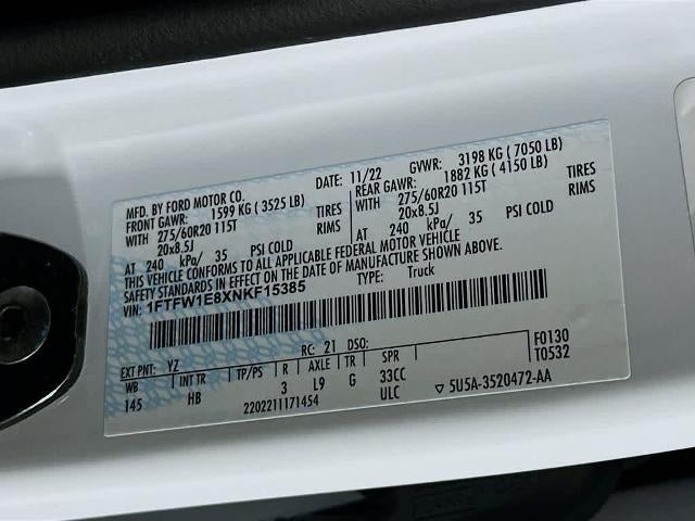 2022 Ford F-150 LARIAT