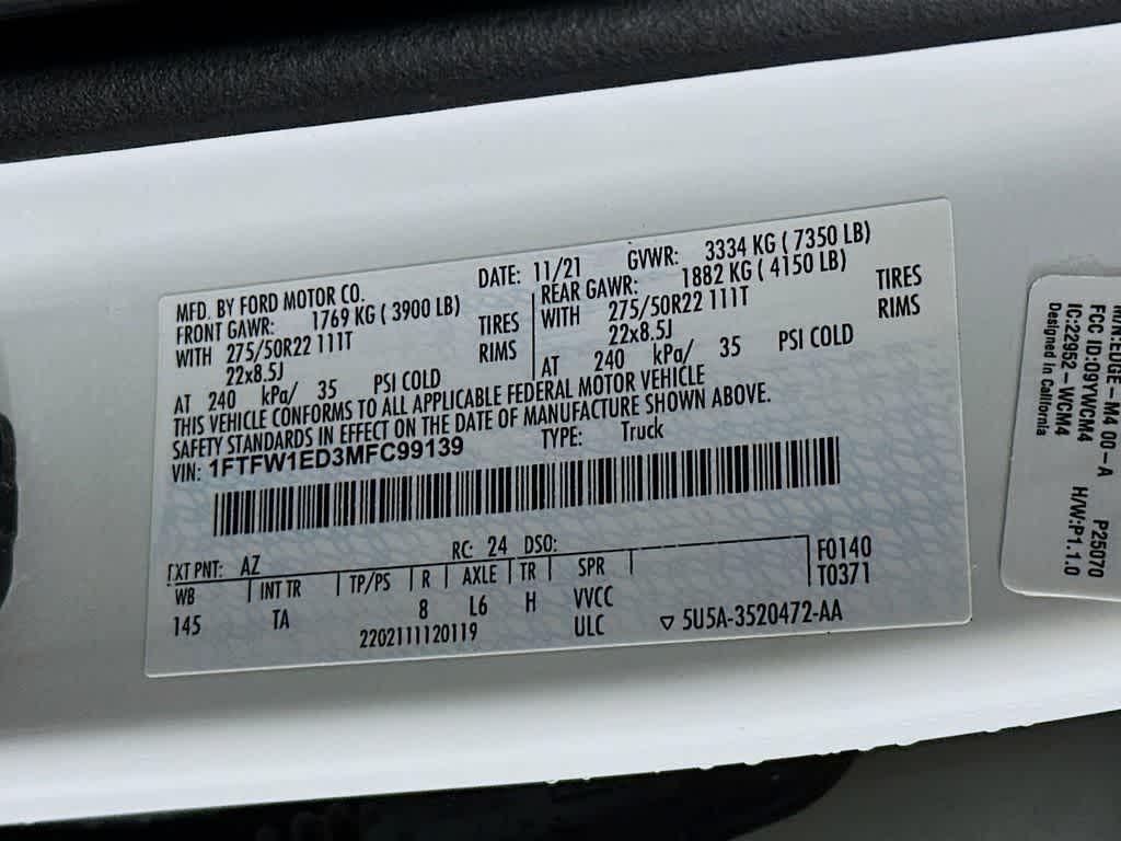 2021 Ford F-150 Limited