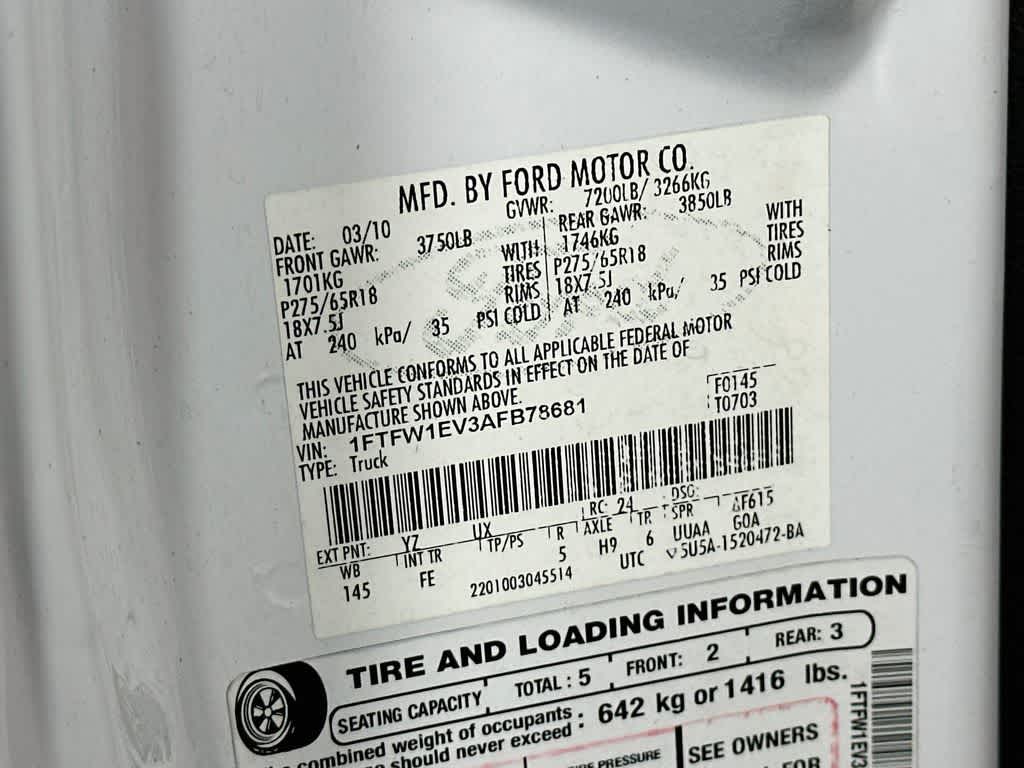 Ford F-150 Base 2010