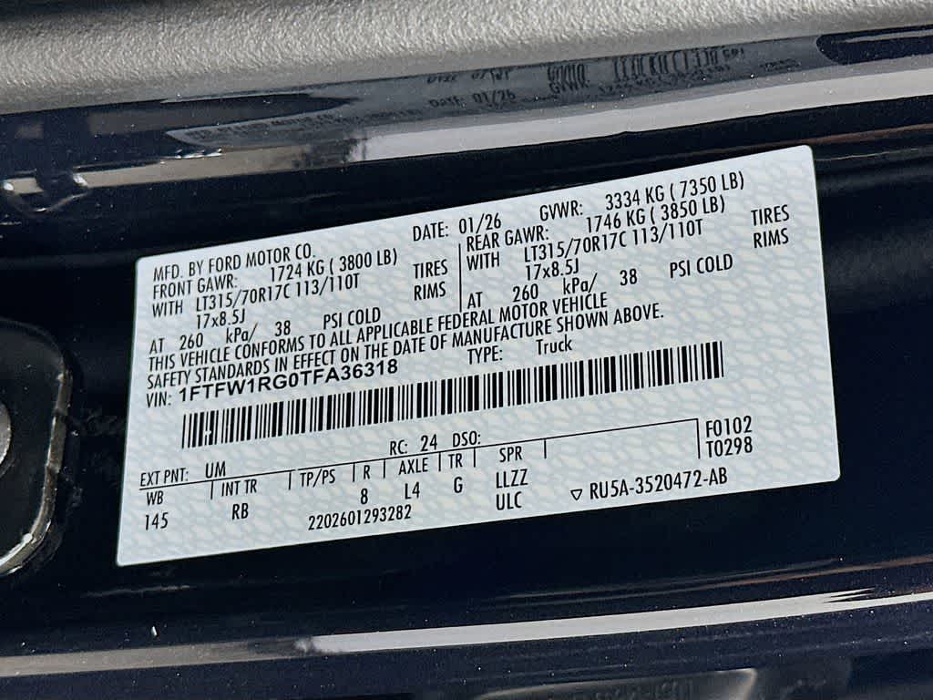 Ford F-150 Raptor 2026