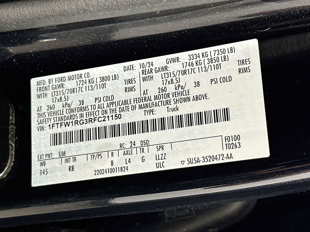 Ford F-150 Raptor 2024