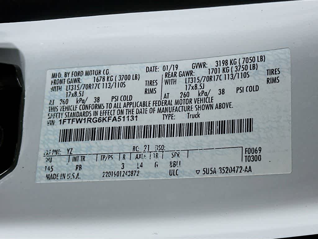 Ford F-150 Raptor 2019