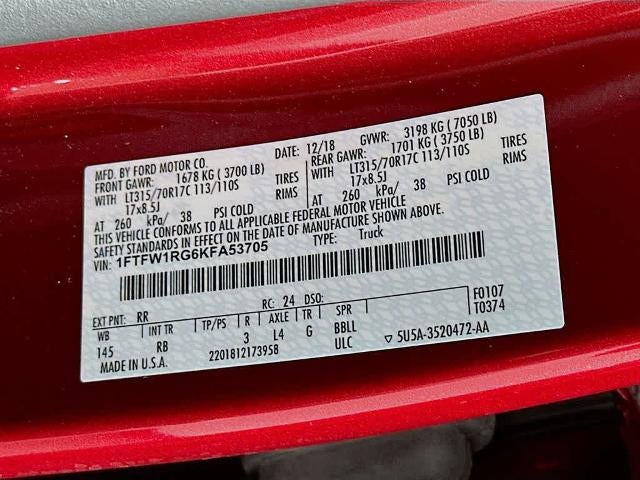 Ford F-150 Raptor 2019