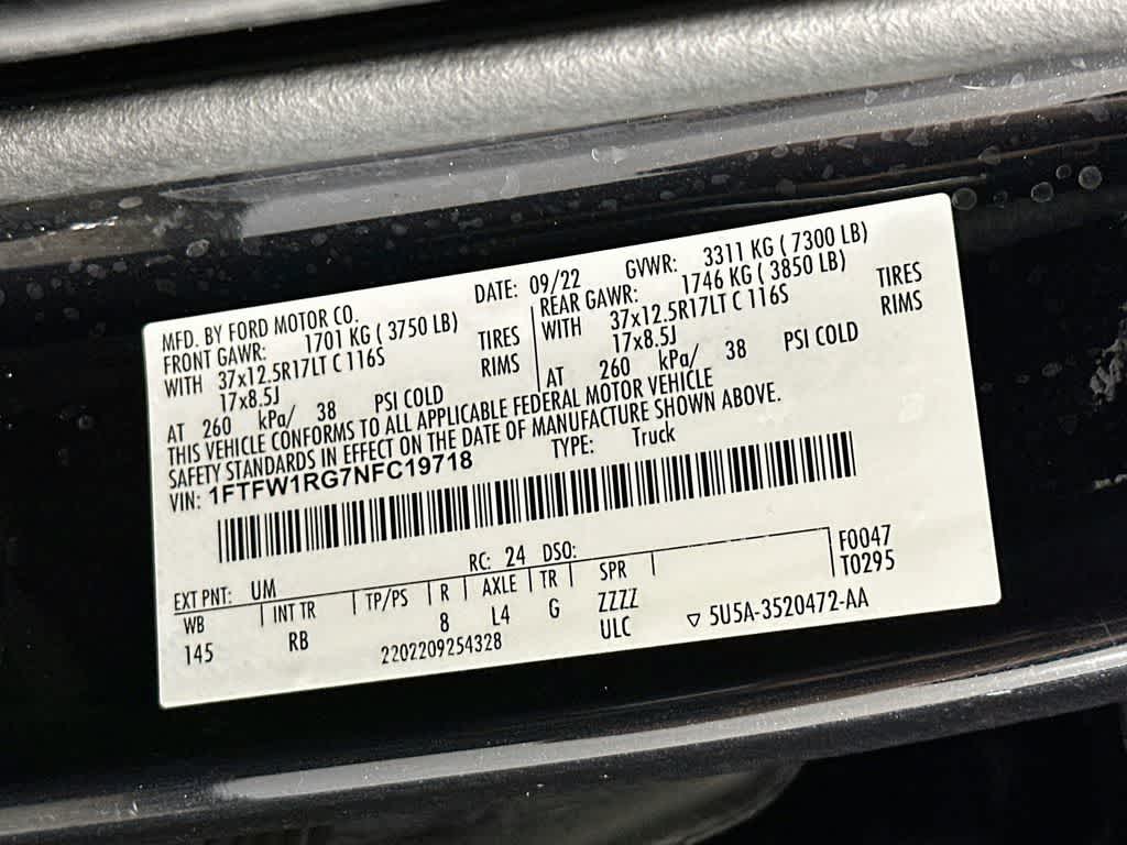 Ford F-150 Raptor 2022