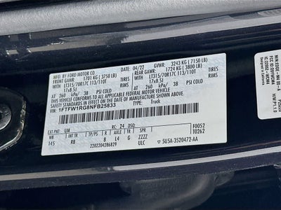 Ford F-150 Raptor 2022