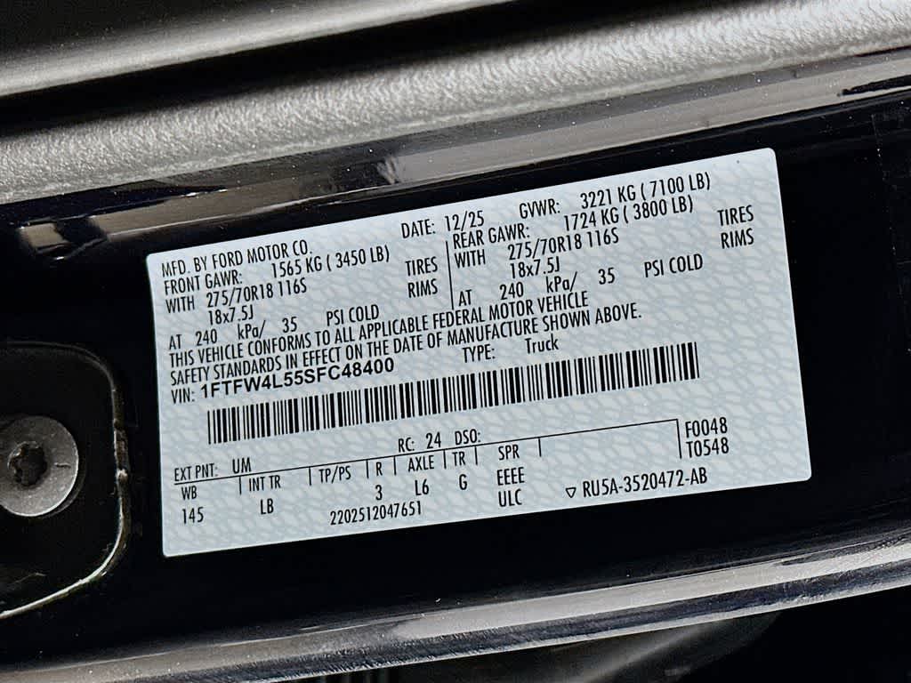 2025 Ford F-150 Temblor