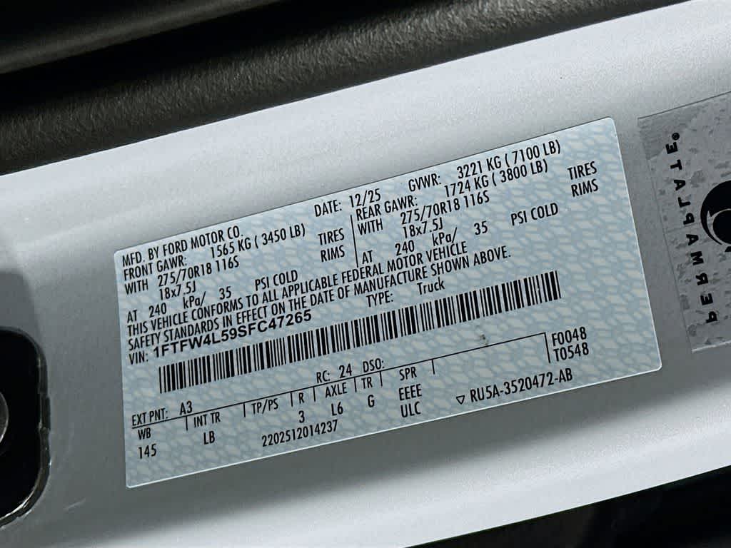 2025 Ford F-150 Temblor