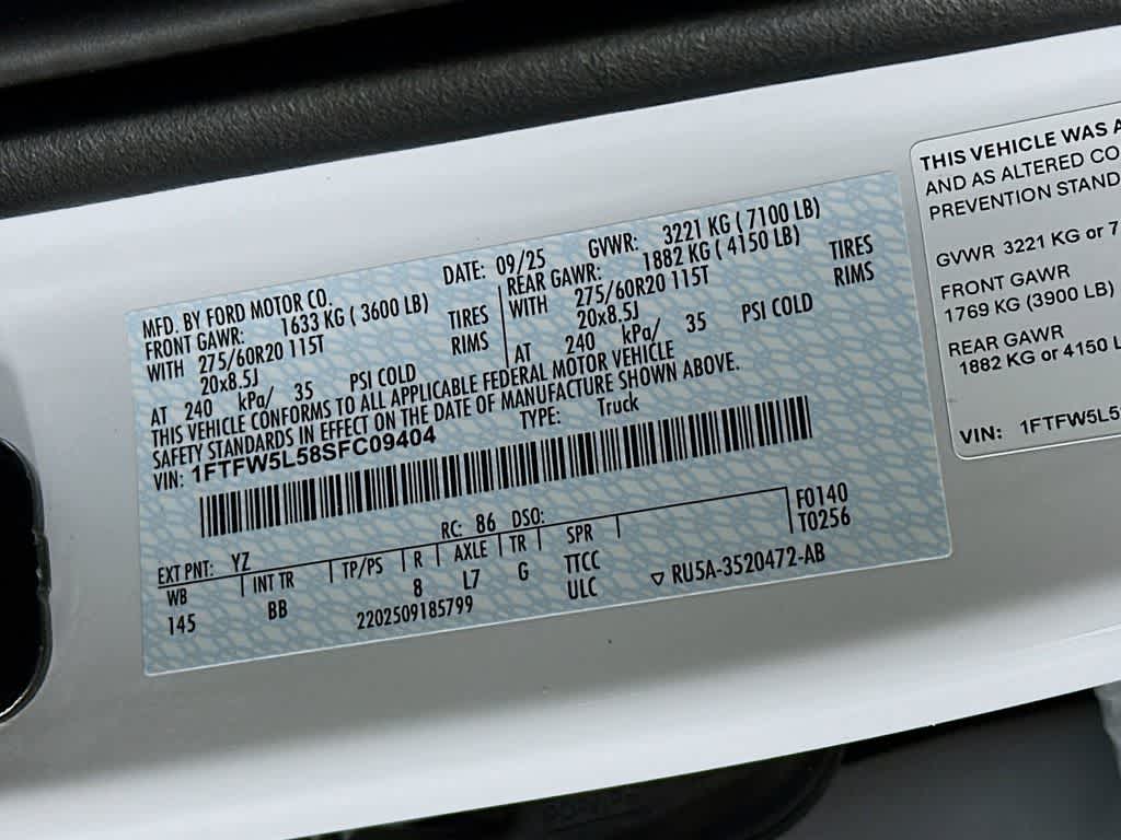 2025 Ford F-150 LARIAT