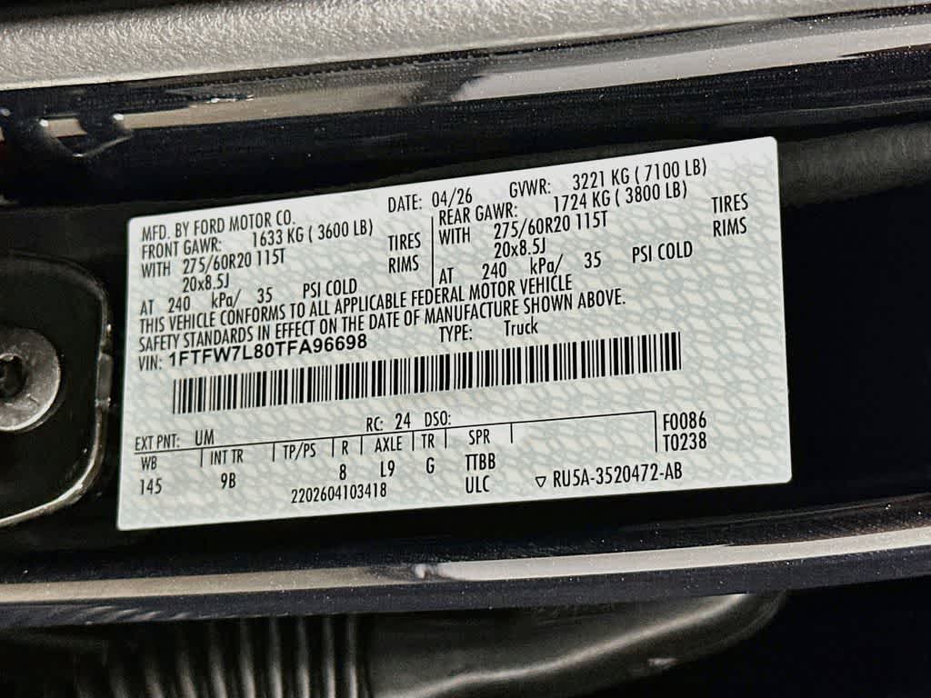 Ford F-150 Platinum® 2026