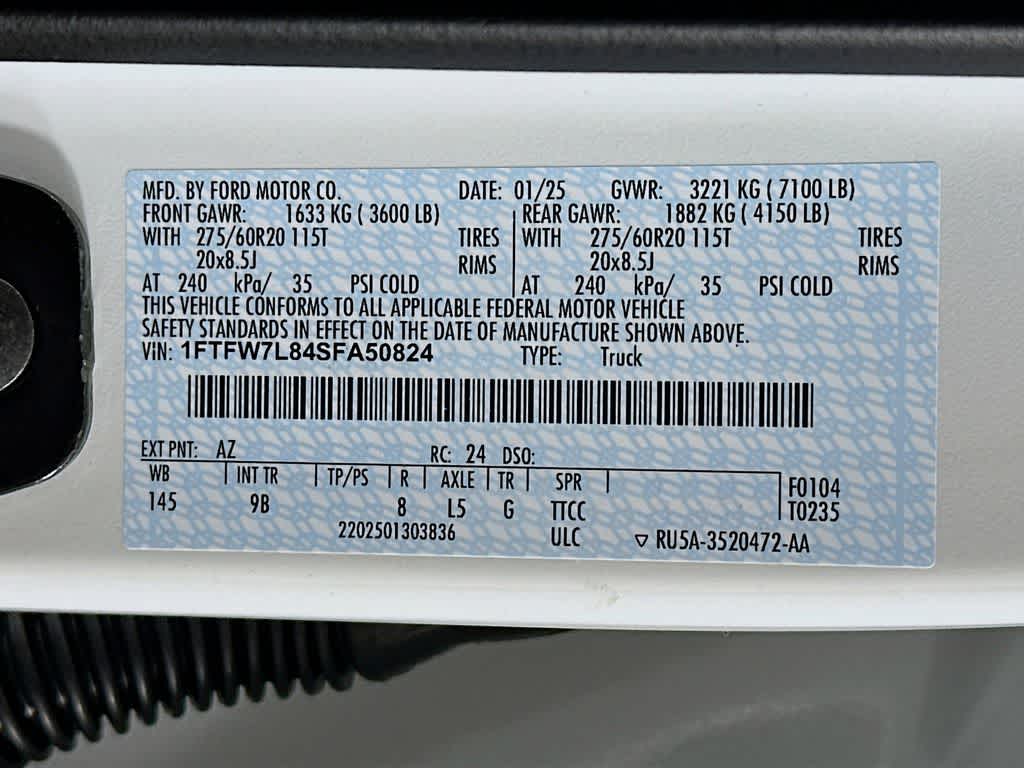 2025 Ford F-150 Platinum