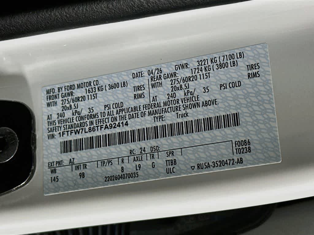 Ford F-150 Platinum® 2026