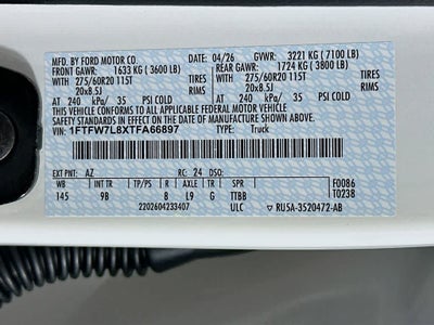 Ford F-150 Platinum 2026