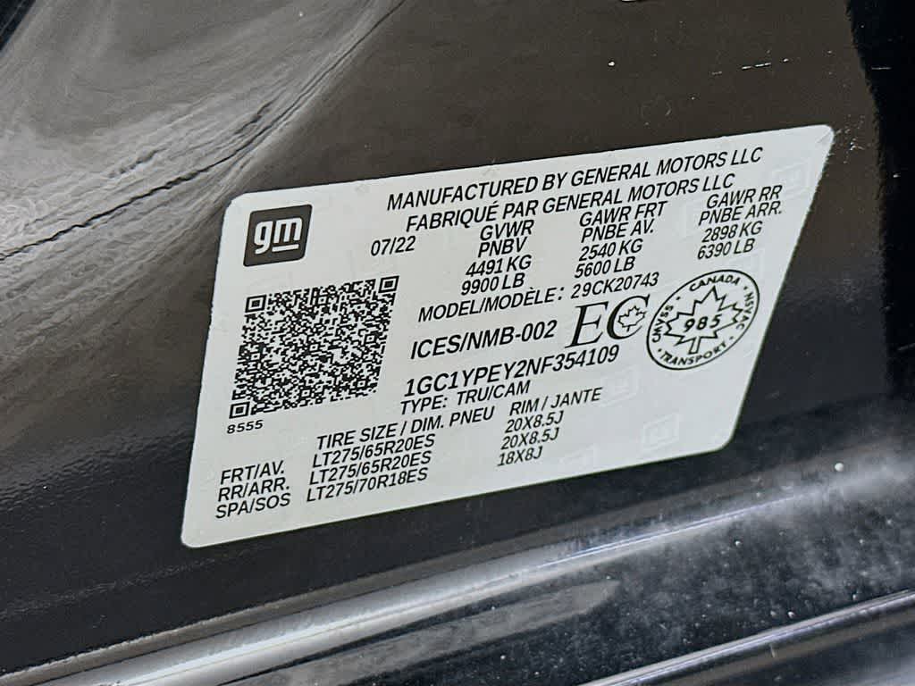 Chevrolet Silverado 2500HD LTZ 2022