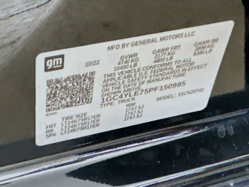 2023 Chevrolet Silverado 2500HD Camión de Trabajo