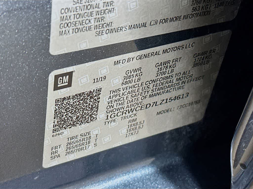 Chevrolet Silverado 1500 LT 2020