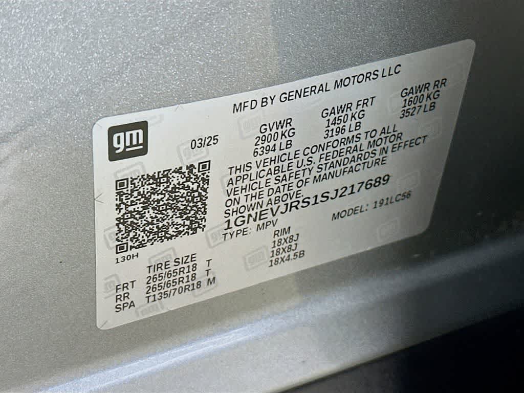 Chevrolet Traverse AWD Z71 2025