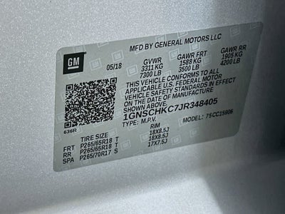 Chevrolet Suburban LT 2018