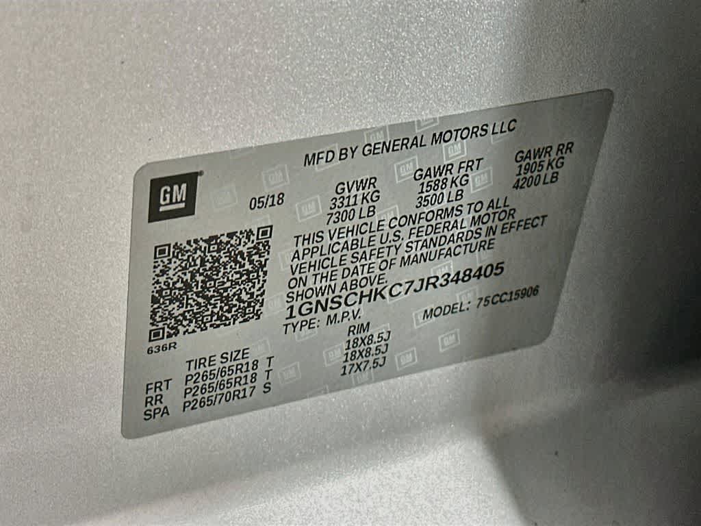 Chevrolet Suburban LT 2018