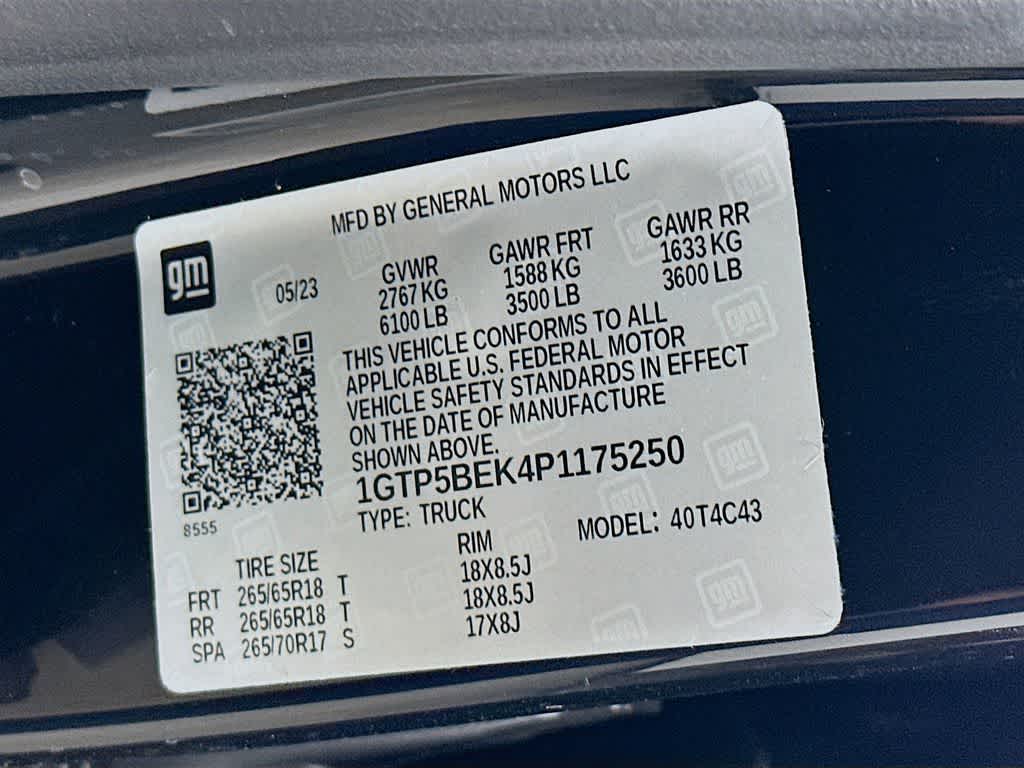 2023 GMC Canyon 2WD Elevación