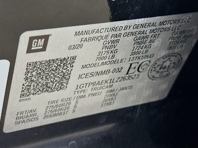 2020 GMC Sierra 1500 Base