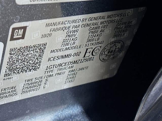 2021 GMC Sierra 1500 Elevación